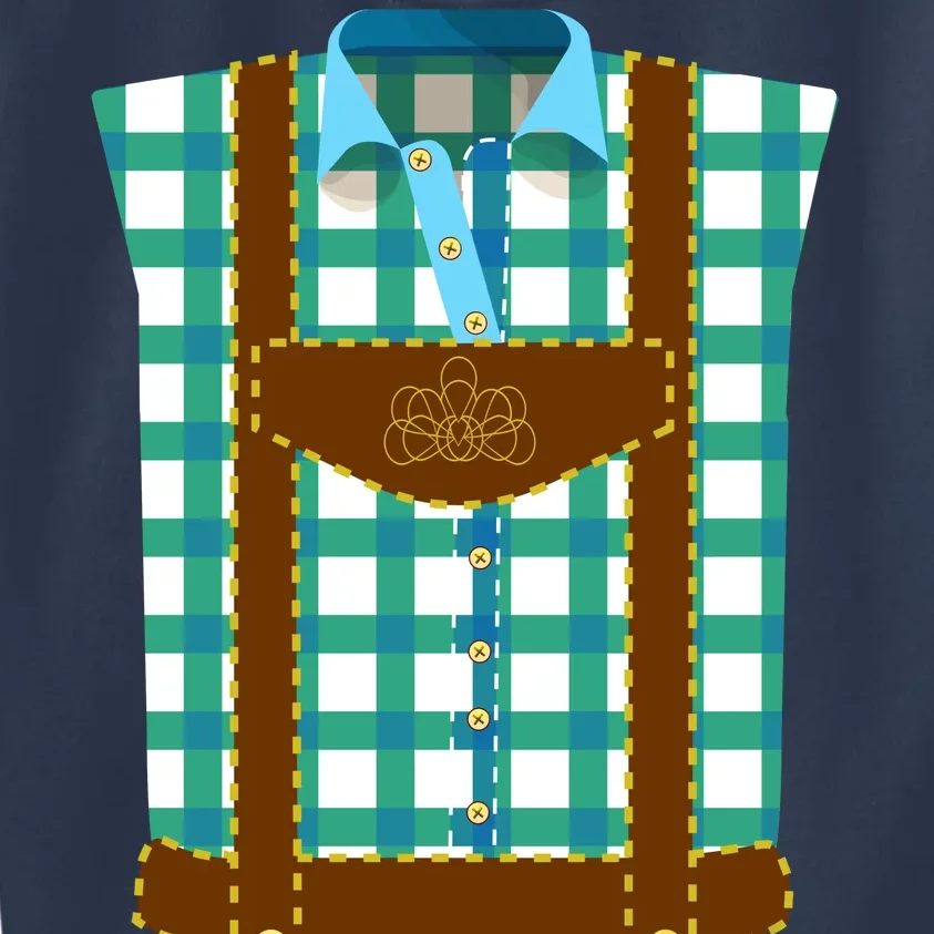 Lederhosen Costume Funny Oktoberfest Tux Kids Sweatshirt