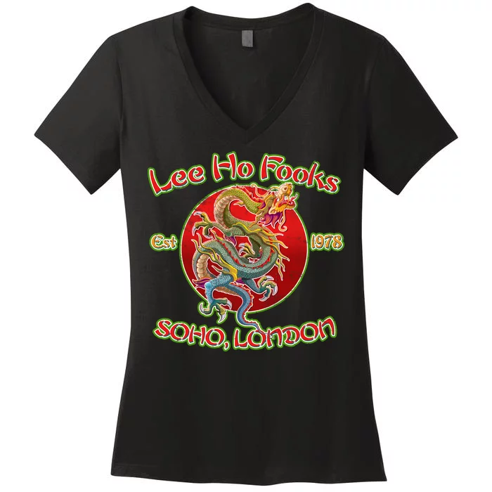 Lee Ho Fooks Soho London Est 1978 Women's V-Neck T-Shirt