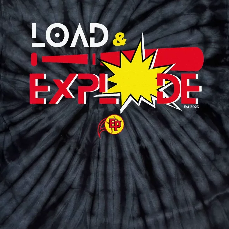 Load & Explode EP Softball Tie-Dye T-Shirt