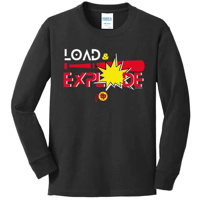 Load & Explode EP Softball Kids Long Sleeve Shirt