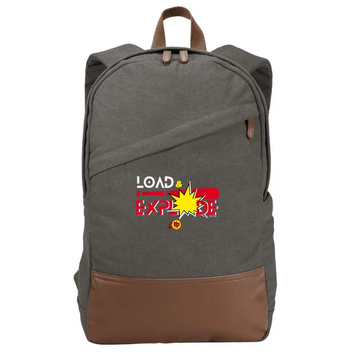 Load & Explode EP Softball Cotton Canvas Backpack