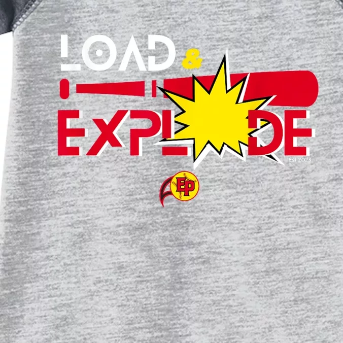 Load & Explode EP Softball Infant Baby Jersey Bodysuit