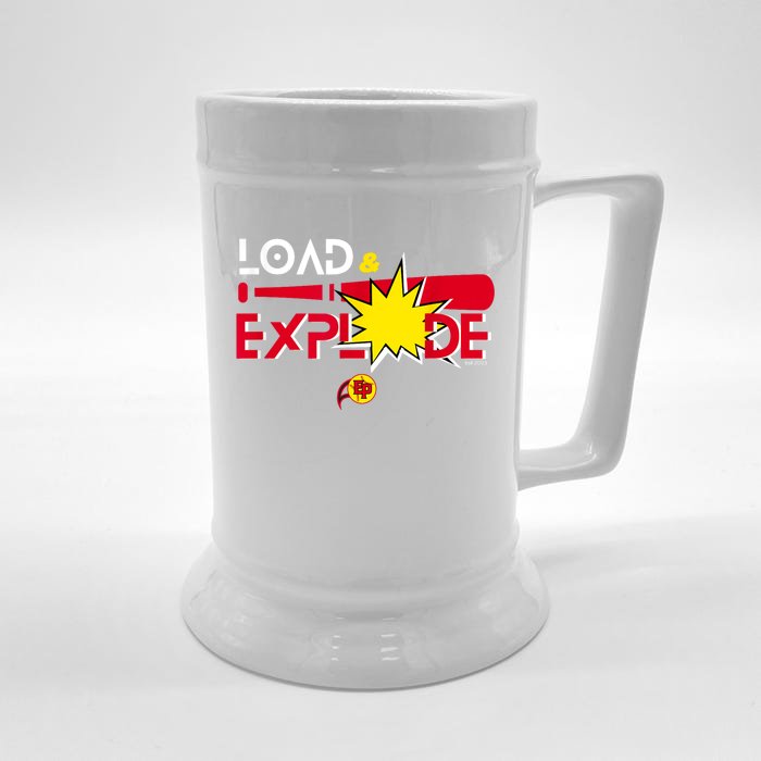 Load & Explode EP Softball Front & Back Beer Stein