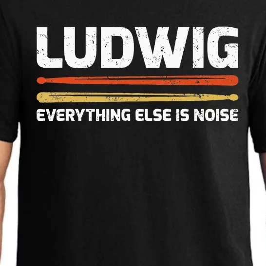 L.U.D.W.I.G Everything Else Is Noise Classical Music Drum Sticks Pajama Set