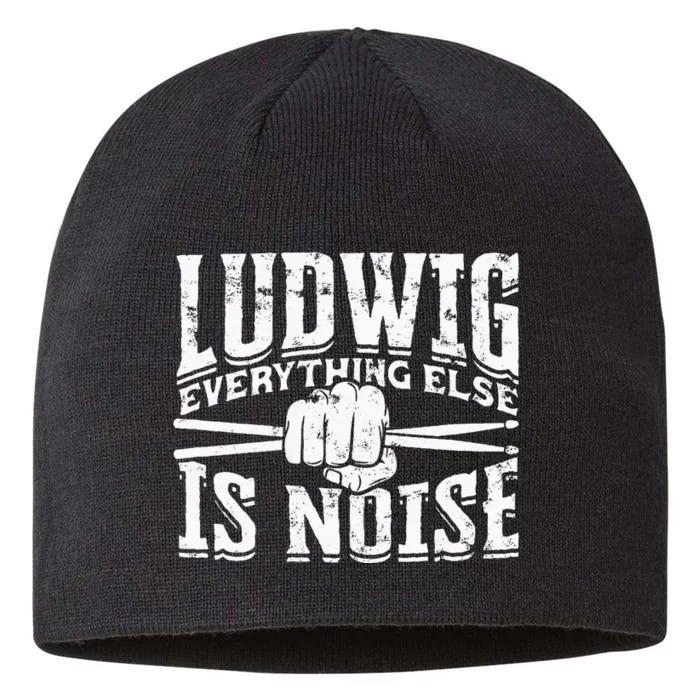 L.U.D.W.I.G Everything Else Is Noise Drum Sticks 8 1/2in Sustainable Knit Beanie