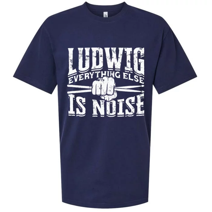 L.U.D.W.I.G Everything Else Is Noise Drum Sticks Sueded Cloud Jersey T-Shirt