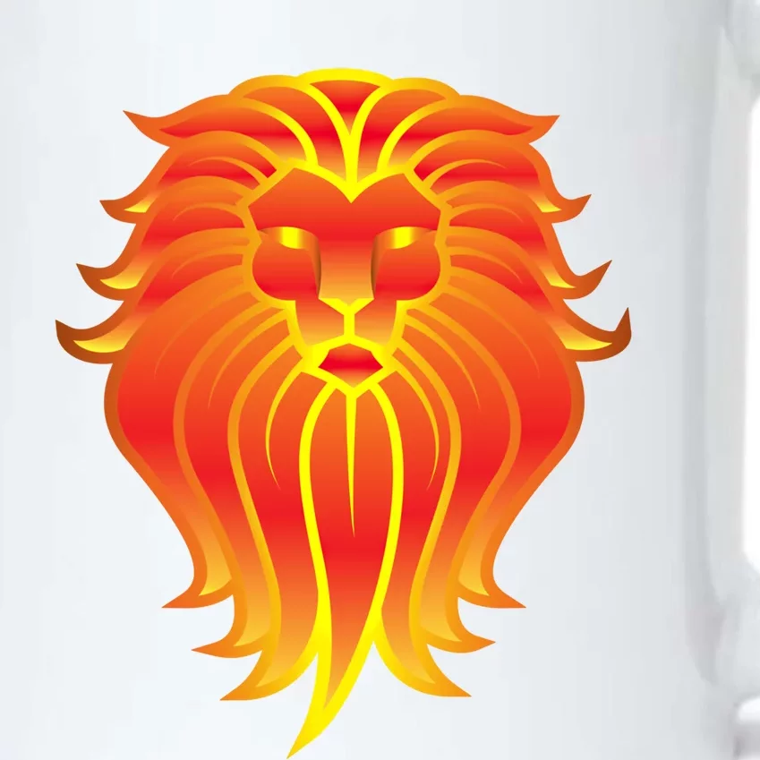 Lion E Face Leo Astrology Great Gift Black Color Changing Mug