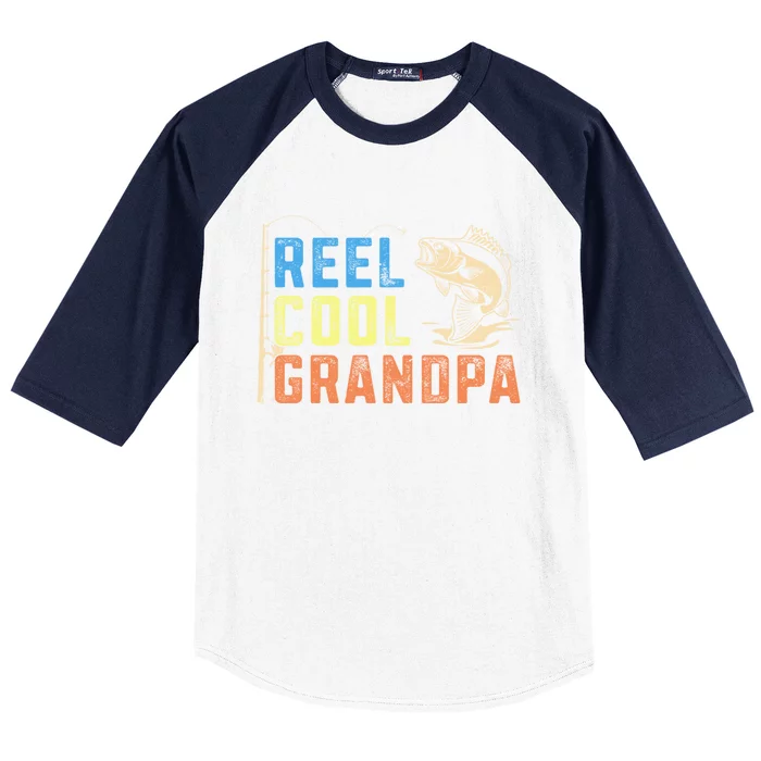 Lover Expert Fishermen Reel Cool Grandpa Fishing Baseball Sleeve Shirt