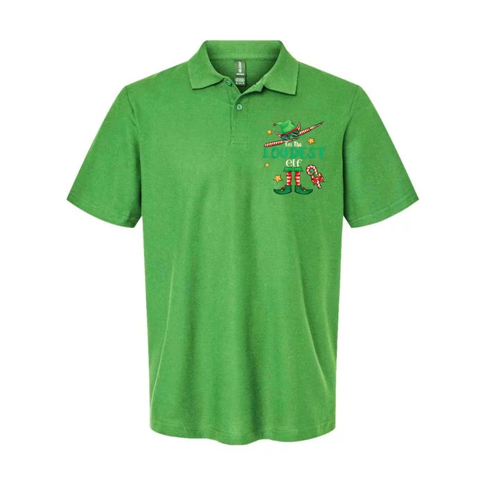 Loudest Elf Family Matching Group Christmas Squad Softstyle Adult Sport Polo