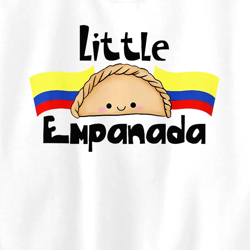 Little Empanada Funny Colombian Baby Shower Colombia Food Kids Sweatshirt