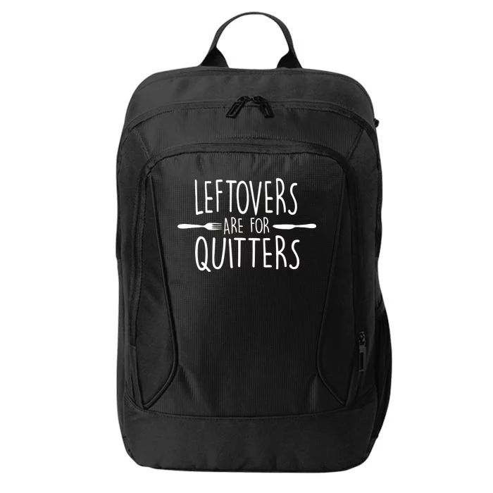 Leftovers Are Fore Quitters City Backpack