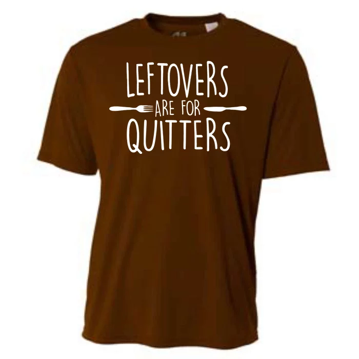 Leftovers Are Fore Quitters Cooling Performance Crew T-Shirt