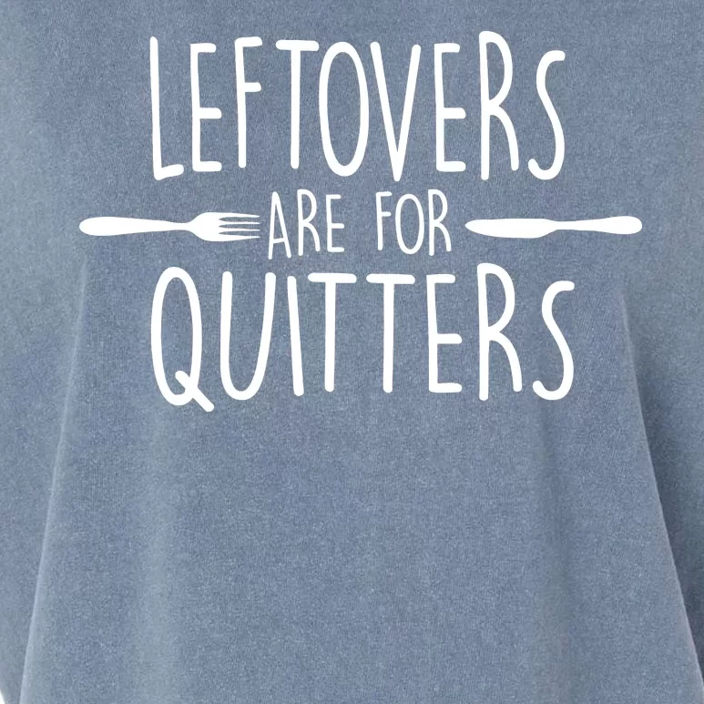 Leftovers Are Fore Quitters Garment-Dyed Women's Muscle Tee