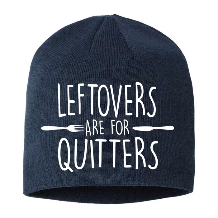 Leftovers Are Fore Quitters 8 1/2in Sustainable Knit Beanie