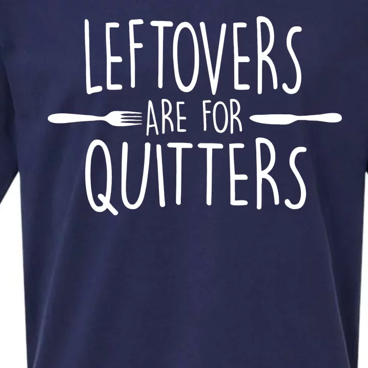 Leftovers Are Fore Quitters Sueded Cloud Jersey T-Shirt