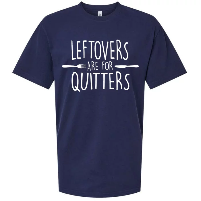 Leftovers Are Fore Quitters Sueded Cloud Jersey T-Shirt