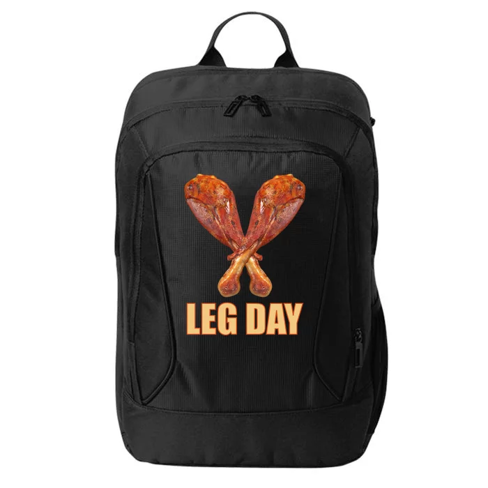 Leg Day Funny Thanksgiving Turkey City Backpack