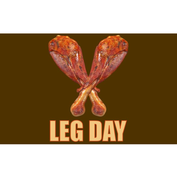 Leg Day Funny Thanksgiving Turkey Bumper Sticker