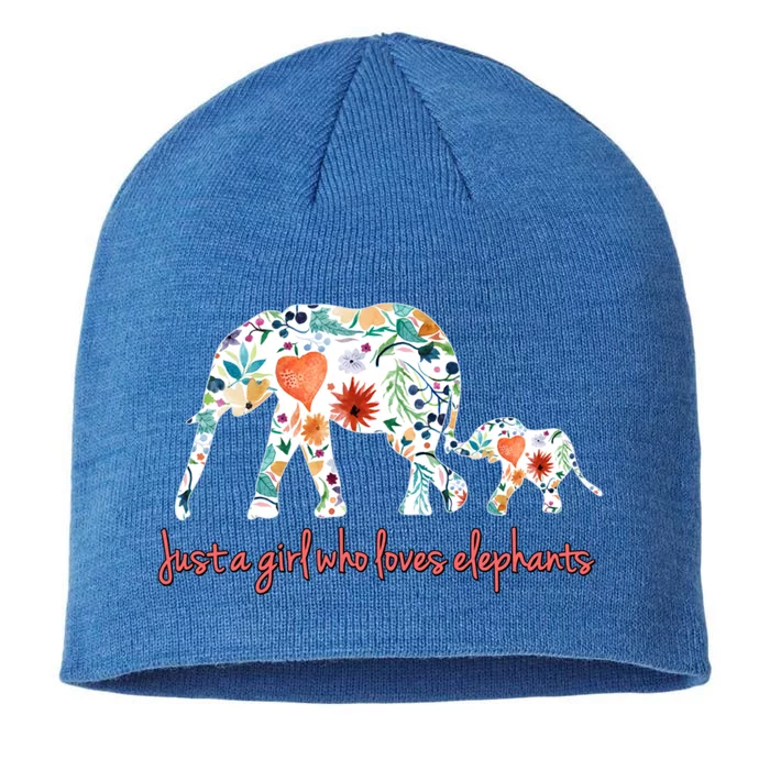 Loves Elephants Gift Great Gift 8 1/2in Sustainable Knit Beanie