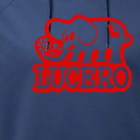 Lucero Elephant Grey Performance Fleece Hoodie