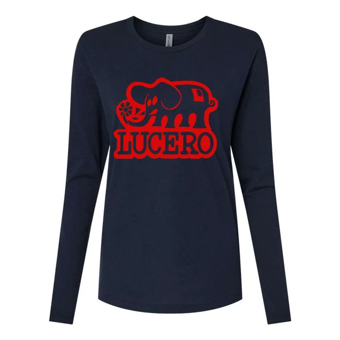 Lucero Elephant Grey Womens Cotton Relaxed Long Sleeve T-Shirt