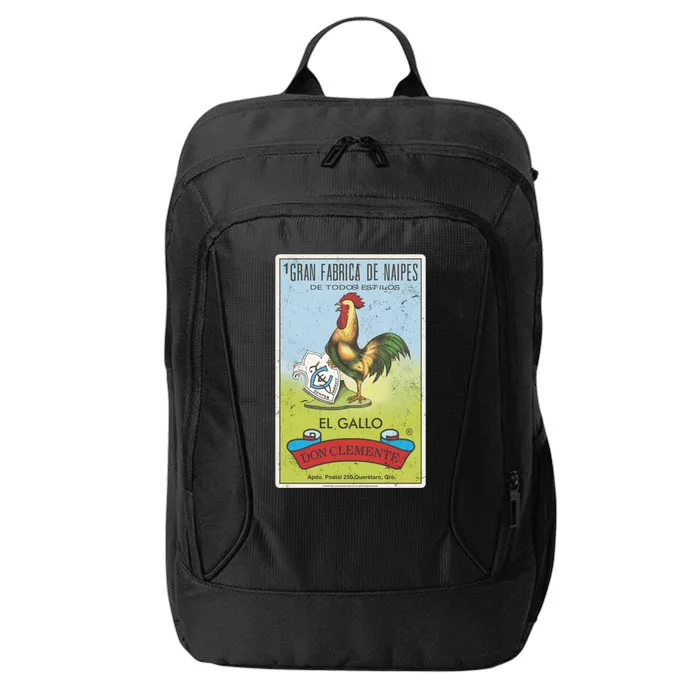 Loteria El Gallo Don Clete Tarot Card Poster Gift City Backpack