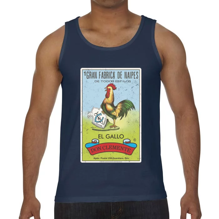 Loteria El Gallo Don Clete Tarot Card Poster Gift Comfort Colors® Tank Top