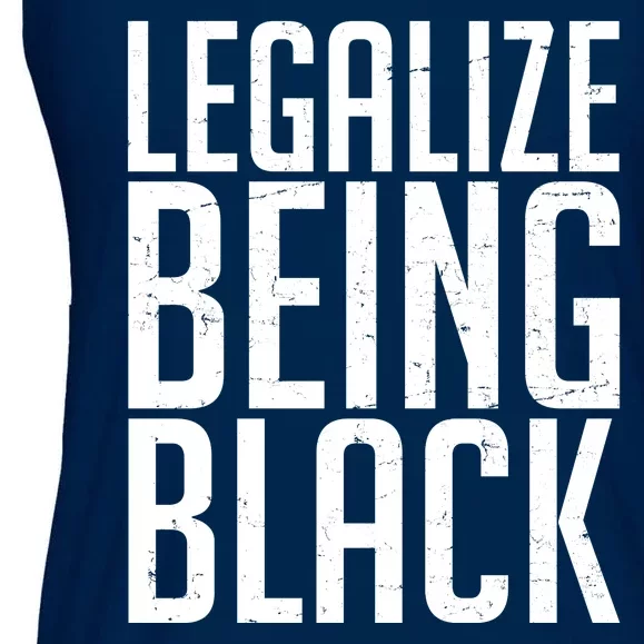 Legalize Being Black BLM Black Lives Matter Ladies Essential Flowy Tank