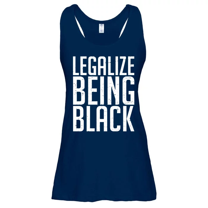 Legalize Being Black BLM Black Lives Matter Ladies Essential Flowy Tank