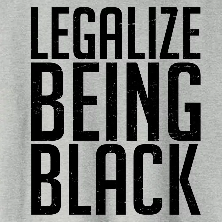 Legalize Being Black BLM Black Lives Matter Women's Crop Top Tee