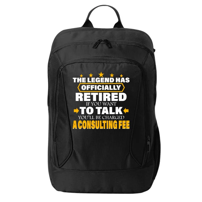 Legend Has Retired Be Charged A Consulting Fee City Backpack