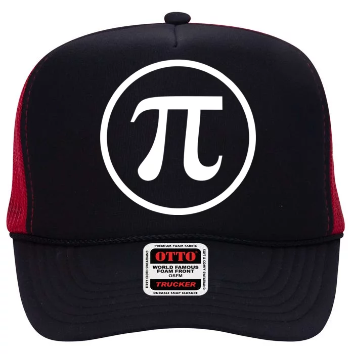 Legendary PI Day 3.14 Circle Logo High Crown Mesh Trucker Hat