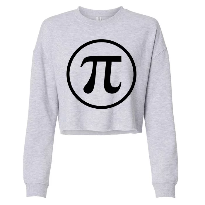 Legendary PI Day 3.14 Circle Logo Cropped Pullover Crew