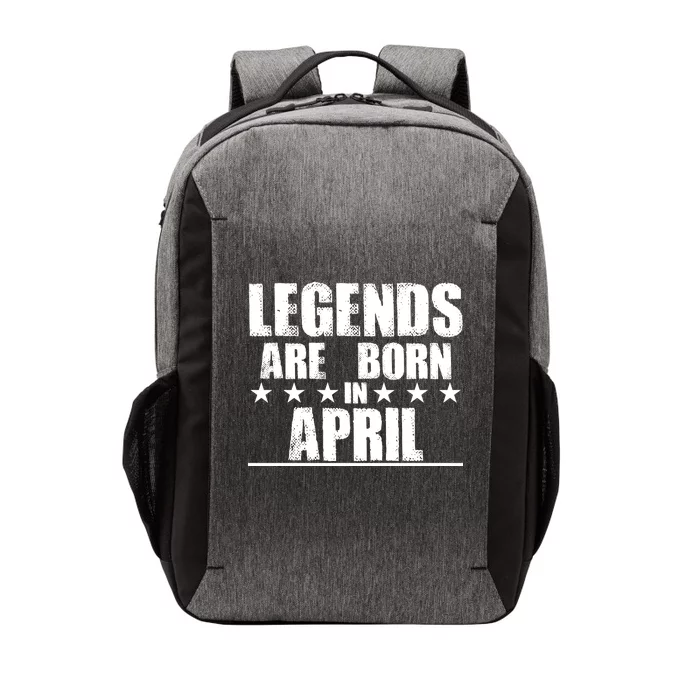 Legends Are Born In April Birthday Vector Backpack