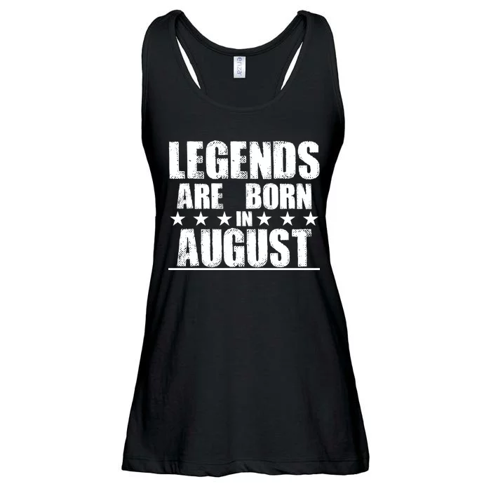 Legends Are Born In August Birthday Ladies Essential Flowy Tank