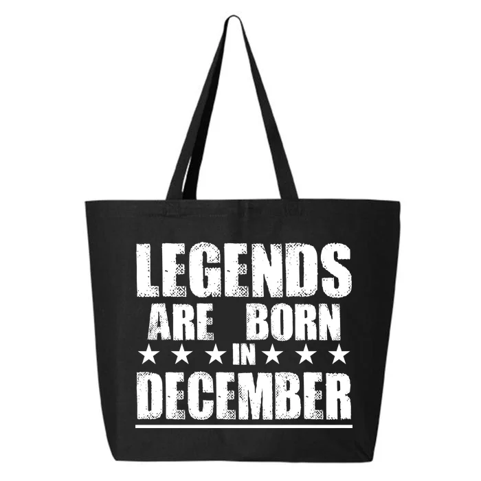 Legends Are Born In December Birthday 25L Jumbo Tote