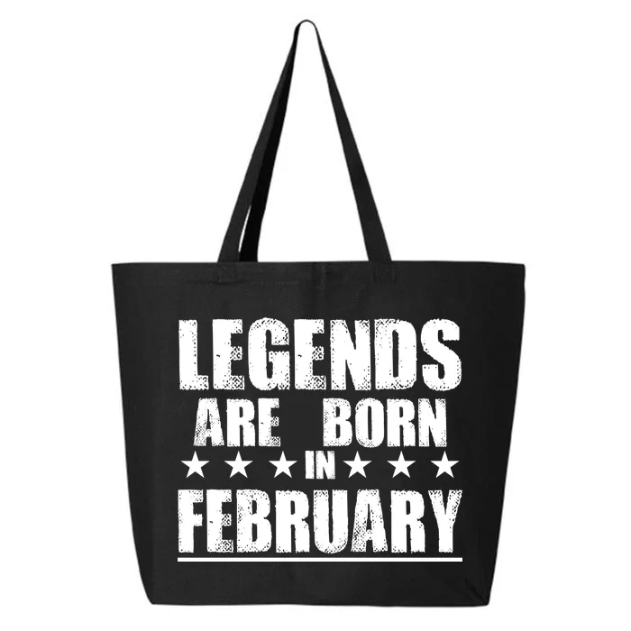 Legends Are Born In February Birthday 25L Jumbo Tote