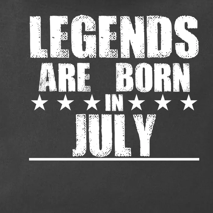 Legends Are Born In July Birthday Zip Tote Bag