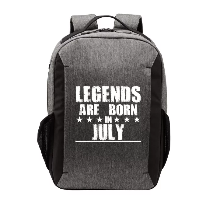 Legends Are Born In July Birthday Vector Backpack