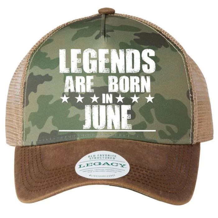 Legends Are Born In June Birthday Legacy Tie Dye Trucker Hat