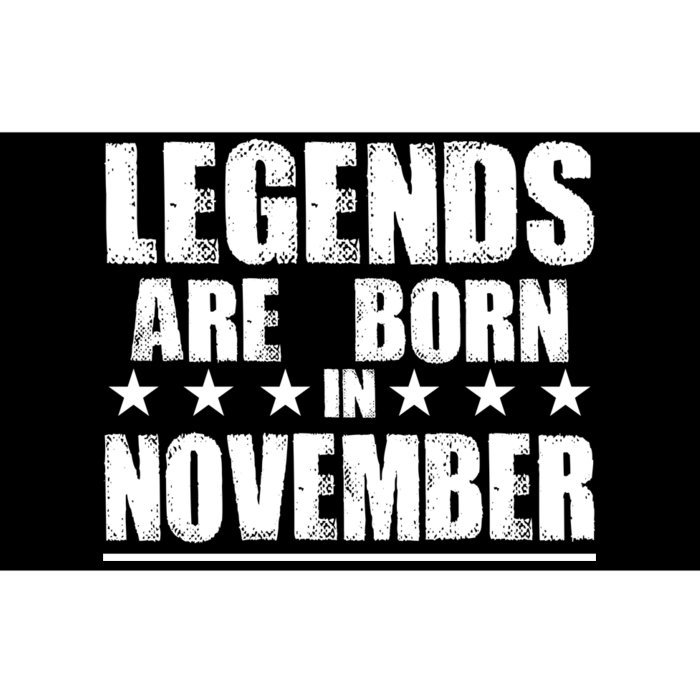 Legends Are Born In November Birthday Bumper Sticker