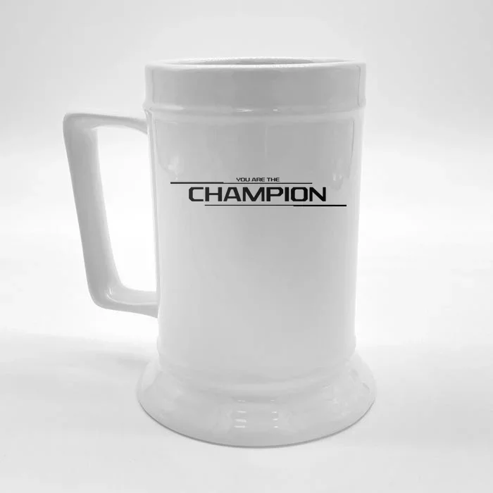 Legends Gaming You Are the Champion Front & Back Beer Stein