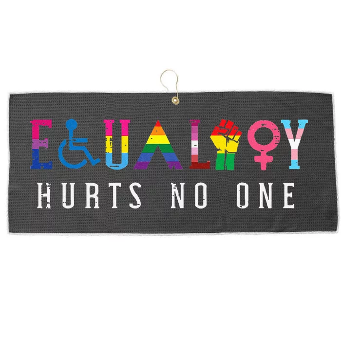 Lgbt Equality Hurts No One Pride Human Rights Large Microfiber Waffle Golf Towel