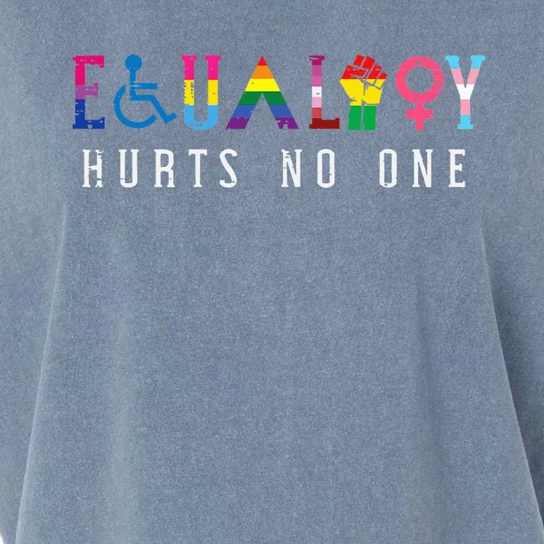 Lgbt Equality Hurts No One Pride Human Rights Garment-Dyed Women's Muscle Tee