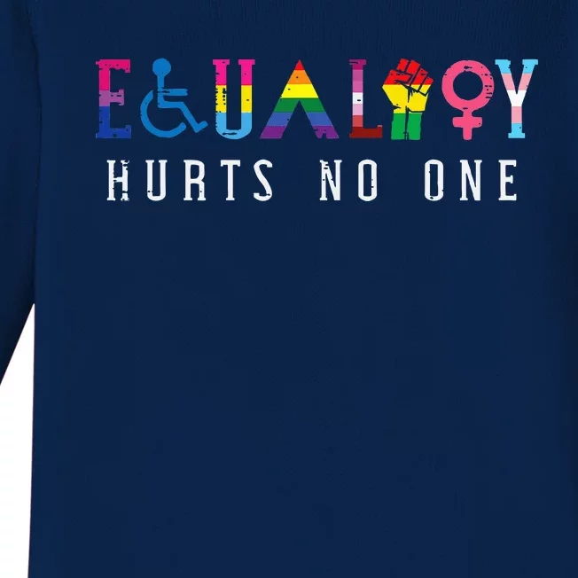 Lgbt Equality Hurts No One Pride Human Rights Baby Long Sleeve Bodysuit