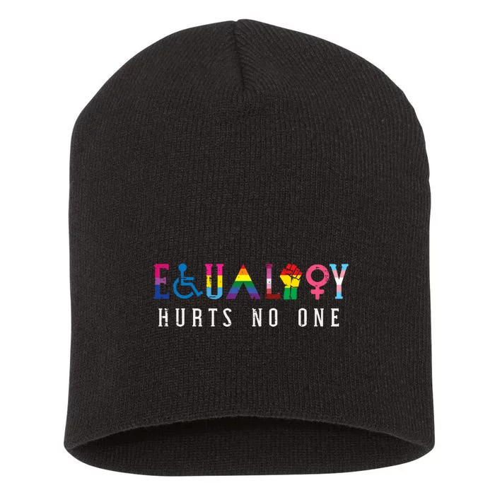 Lgbt Equality Hurts No One Pride Human Rights Short Acrylic Beanie