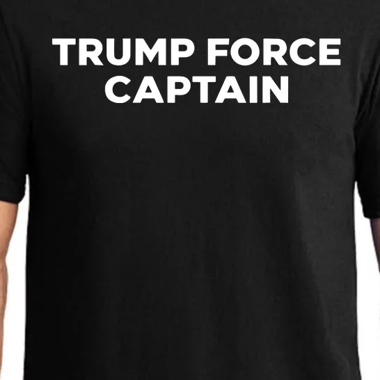 Limited Elizabeth Helgelien Wearing Trump Force Captain Pajama Set