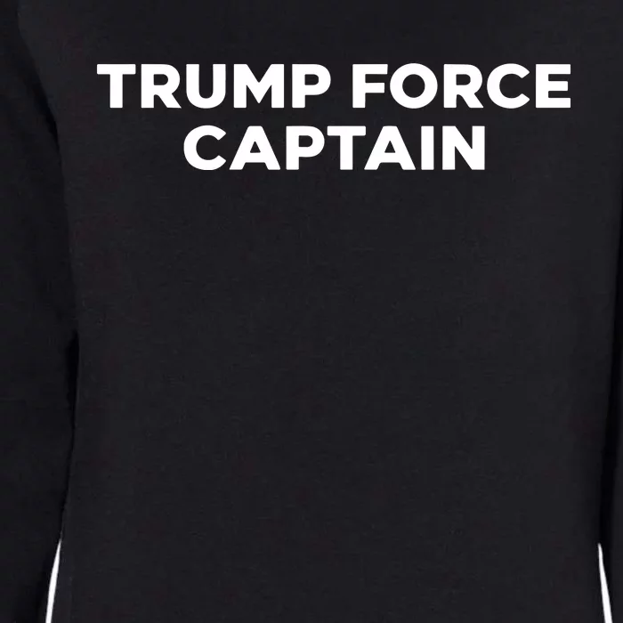 Limited Elizabeth Helgelien Wearing Trump Force Captain Womens California Wash Sweatshirt