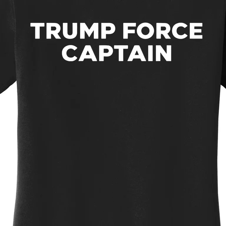 Limited Elizabeth Helgelien Wearing Trump Force Captain Women's T-Shirt