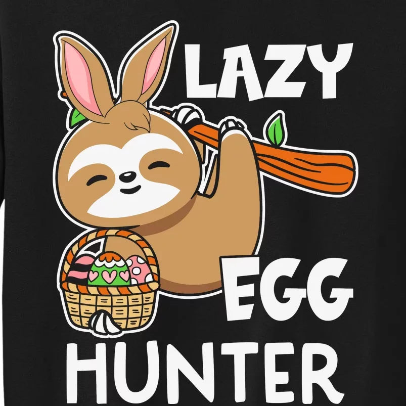 Lazy Egg Hunter Sloth Happy Easter Day Gift For Toodler kids Sweatshirt